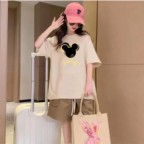 BAJU DISTRO ANAK PEREMPUAN CEWEK LENGAN PENDEK SIZE BESAR USIA 7-13 TAHUN/BAJU ANAK TANGGUNG/BAJU ANAK OVERSIZE ANAK-ANAK Fashion 3