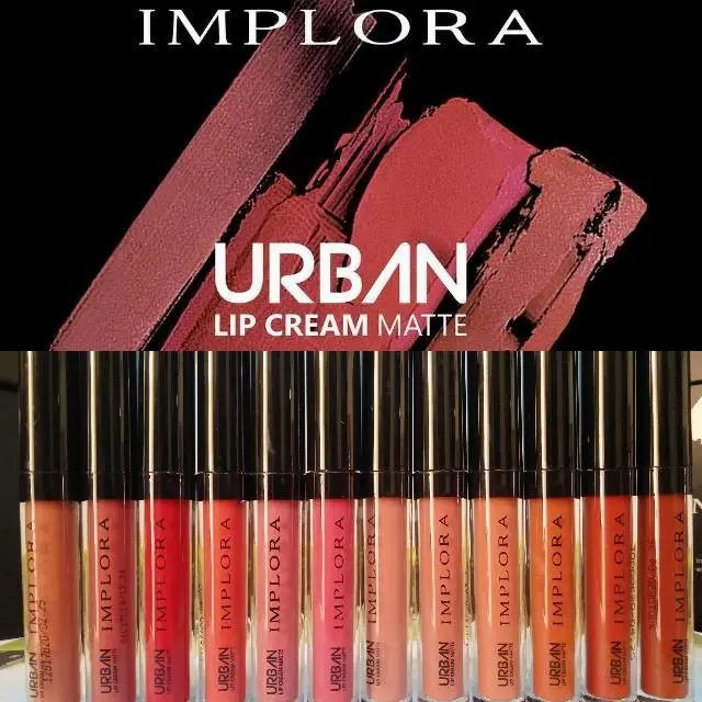 ( Dapat 12pc ) Implora Lipcream Lengkap Shade 0