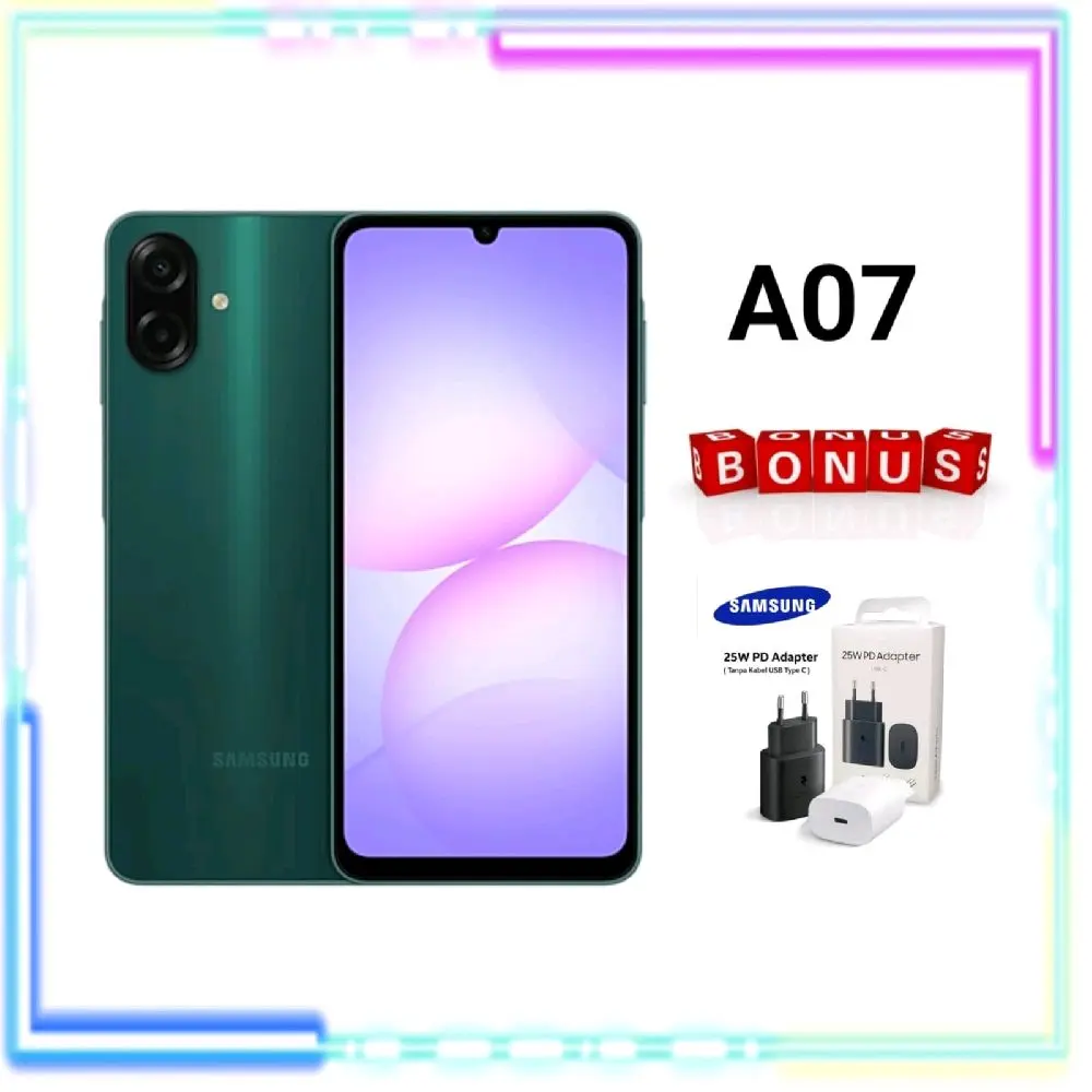 [ LIVE SPESIAL ] SAMSUNG GALAXY A07 4/64, 4/128, 6/128 & 8/256 NEW GARANSI RESMI