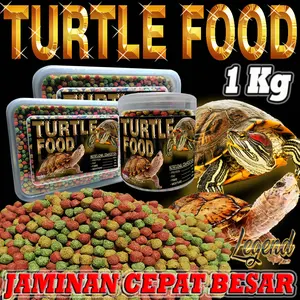 1KG MAKANAN PELET PAKAN RES BRAZIL KURA KURA TURTLE TURTLES BRASIL RAZOR ALIGATOR DAMER DAMPUT MONBI CST AST AMBON TERRAPINS HI PROTEIN JAMINAN CEPAT BESAR
