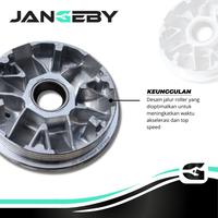 Gambar PULLEY CUSTOM BEAT FI SCOOPY FI VARIO 110 FI (STATER KASAR) GFM JANGEBY G2 dari Proper Racing Line Kota Administrasi Jakarta Utara 4 Tokopedia