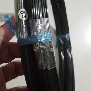 ruji sangkar fiber HITAM Glossy asli bukan kulitan murah ukuran 1mm 1,3mm 1,5mm 1,8mm 2mm