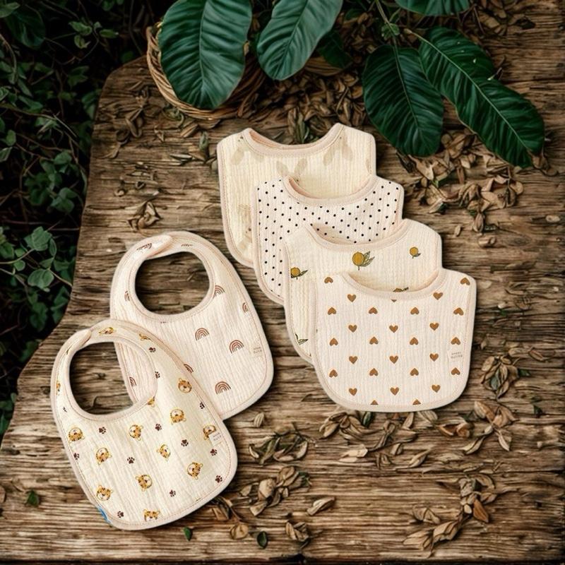 Yếm chất xô muslin mềm cho bé