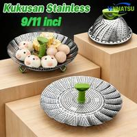 Gambar Vinnatsu Alas Tatakan Kukusan Bentuk Bunga Fleksibel Steamer Stainless Multifunctional Retractable Pengukus Makanan Model Bunga - 9-inci dari Vinnatsu official Kab. Tangerang 1 Tokopedia