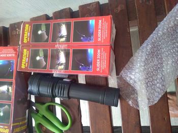Product Review of Super Bright Zoom LED Flashlight Rechargeabl Waterproof Outdoor Heavy Duty Rechargeable Flashlight from j**o 1