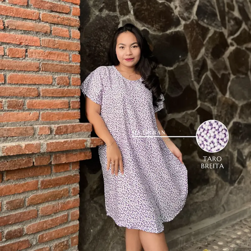 hs.urban - DASTER MEGA JUMBO MOTIF BUNGA BALI BAHAN RAYON PREMIUM 2