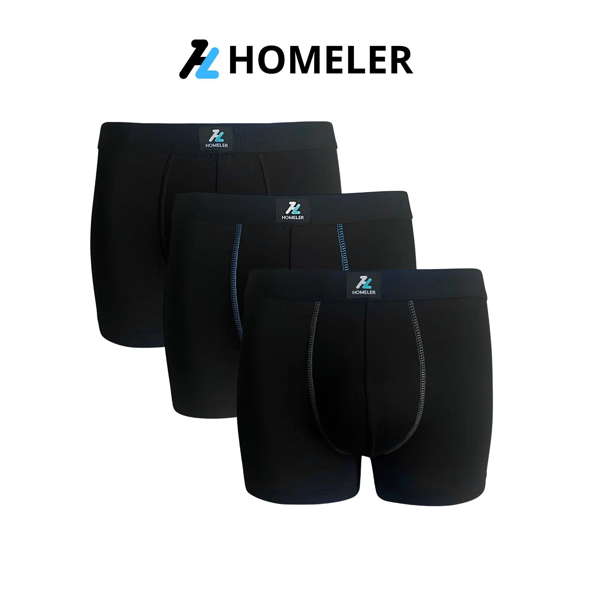 Homeler Celana Dalam Pria Boxer 1 Box Isi 3 Pcs BX HL-306