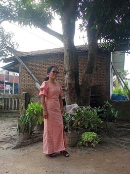 Product Review of Dress Brukat Amanda / Dress brukat / Dress wanita / Dress kondangan Cantik Casual Panjang Velvet Formal Sabrina Nyaman Pesta Mewah Gaun from m**5 1