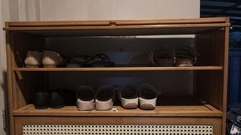 Product Review of Multilayer Shoe Cabinet Indoor Modern Shoe Rack Flip Door Shoe Cabinet Hallway Rattan Door Bamboo Shoe Rack Cabinets Furniture from t**z 0