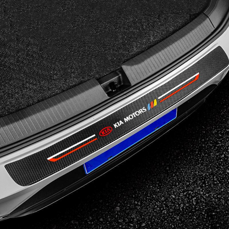 Bảo vệ miếng dán cửa ô tô bằng sợi carbon, cho KIA, miếng dán dải ngưỡng tự động, thích hợp cho Forte, Spectra, Mbang, Sportage, Picanto, RIO, Picanto, Cerato, Seltos, OPTIMA, Carnival, Sorento, phụ kiện 2
