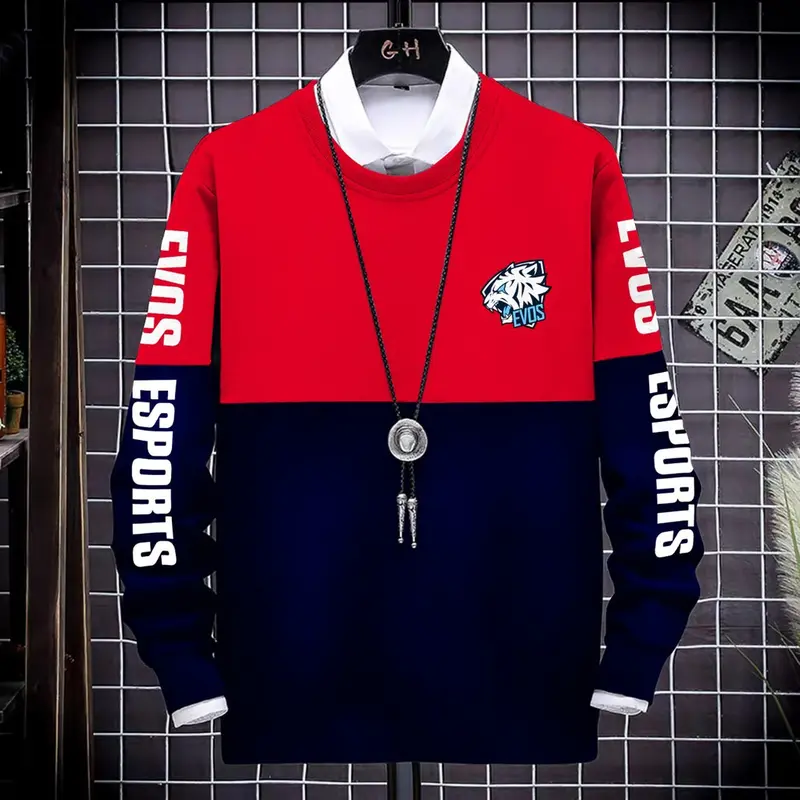Sweater Pria/Sweter Pria/Sweter/Sweater Kombinasi EVOS Esport 1