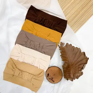 JACE CIPUT BANDANA PITA KAOS PE RAYON Bandana Kaos Polos / Inner Bandana Kaos / Dalaman Jilbab