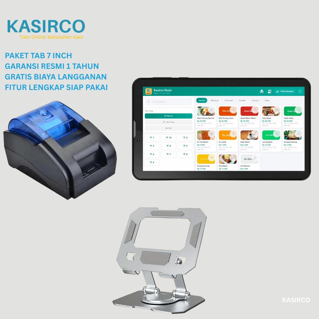 Alat Kasir Mesin Kasir Android 7 Inch Segala Jenis Usaha  Siap Pakai Bergaransi - Tanpa Laci