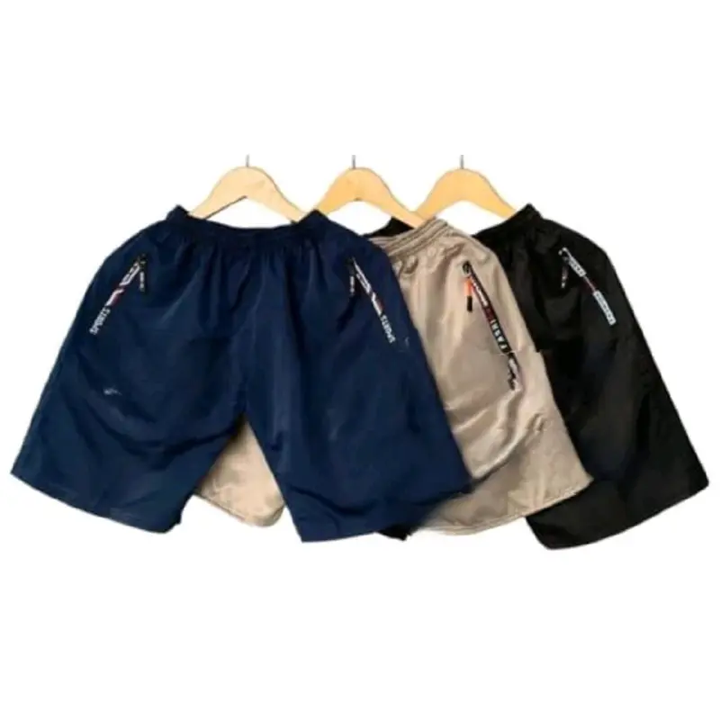 PROMO BESAR!!! CELANA PENDEK MICRO SPORT paket termurah 100 ribu dapat 4 pcs saku resleting kiri kanan Parasut 1