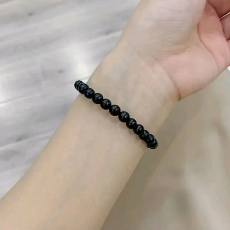 GELANG TASBIH BLACK ONYX / GELANG TASBIH HITAM 1