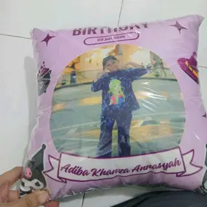 Kado Ultah Bantal Foto Printing Custom Proses Cepat