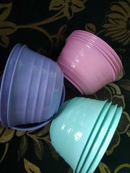 Product Review of (12 PCS) MANGKOK ESTETIK / MANGKOK PLASTIK MURAH / MANGKOK AESTHETIC / MANGKUK SET / UNGU / HIJAU / PINK from R**👄 0