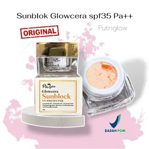 Putriglow sunblok glowceraSpf35 Pa+++ By MentariArifin