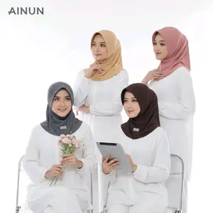 AINUN Hijab Instan Bergo Sport Jersey Premium Size S Bahan Nyaman dan Tampilan Modern