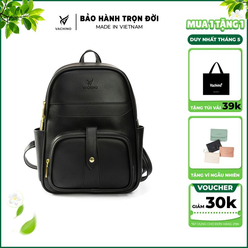 Balo nữ công sở Camer thời trang cao cấp VACHINO - BG024 Đeo Vai Backpack 0