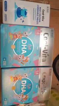 Product Review of [EXCLUSIVE YUXI] 2 Box Coolvita DHA Gummy Buah Mix Apel, Mangga, dan Jeruk (Total 28 Gummy) + 1 Botol Calcium Chewable (Total 30 Tablet) | Suplemen Anak (Mulai 3 Tahun) dan Dewasa | Dukung Tumbuh Kembang Otak, Tulang & Gigi Secara Optimal from H**y 0