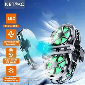 NETPAC Funcooler X117  Fan Cooler  HP Digital Display Type-c pendingin game