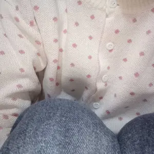 Sutinur Cardigan Motif Plokadot Atasan Anak perempuan