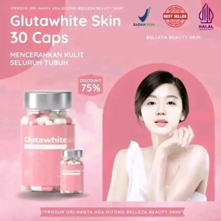 glutawhite skin kapsul pemutih seluruh badan