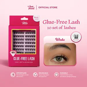 MY BEST FRIEND ( WINKZ ) - CLUSTER EYELASH 10 SET BULU MATA TANPA LEM PREMIUM BULU MATA TANPA LEM LANGSUNG TEMPEL BULU MATA EYELASH EXTENSION LEM BULU MATA EYELASH BULU MATA PALSU LANGSUNG TEMPEL EYELASH TANPA LEM LANGSUNG TEMPEL BULU MATA TANPA LEM