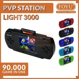 Garansi Mainan Gamebox Gameboy Station Light PVP 3000 Anak Fullcolour