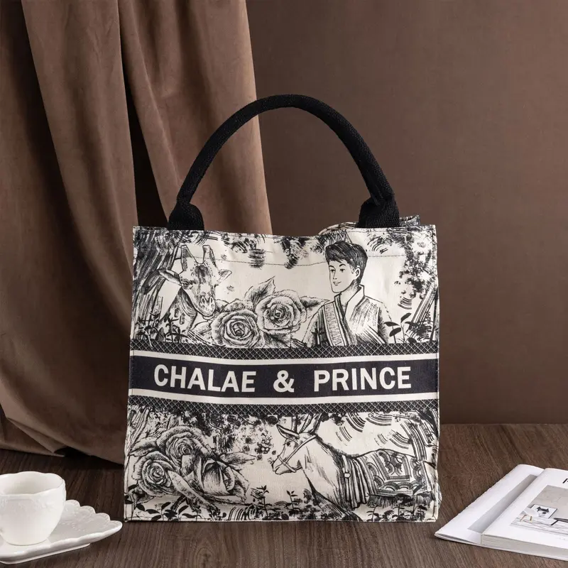 New women canvas shopping bag CHALAE&PRINCE - TikTok Shop Malaysia