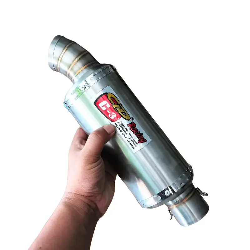 slincer knalpot cld c3 oval 20 cm inlet 50 mm free pir + klem 0