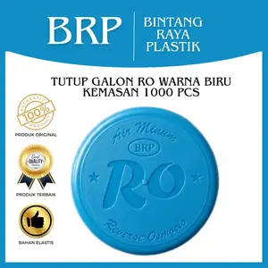 Tutup Galon ro Isi Ulang 1000 pcs Warna Biru BRP Anti Tumpah Anti Pecah Murah Berkualitas