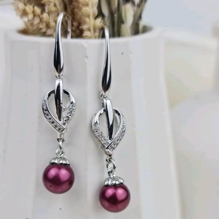 Anting Sirkon Triangle Mutiara Tawar