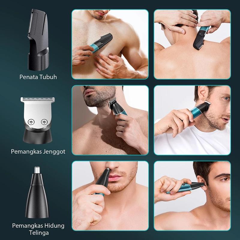 Kensen Alat Cukur Elektrik Kumis & Jenggot - All Body Trimmer/Shaver 6