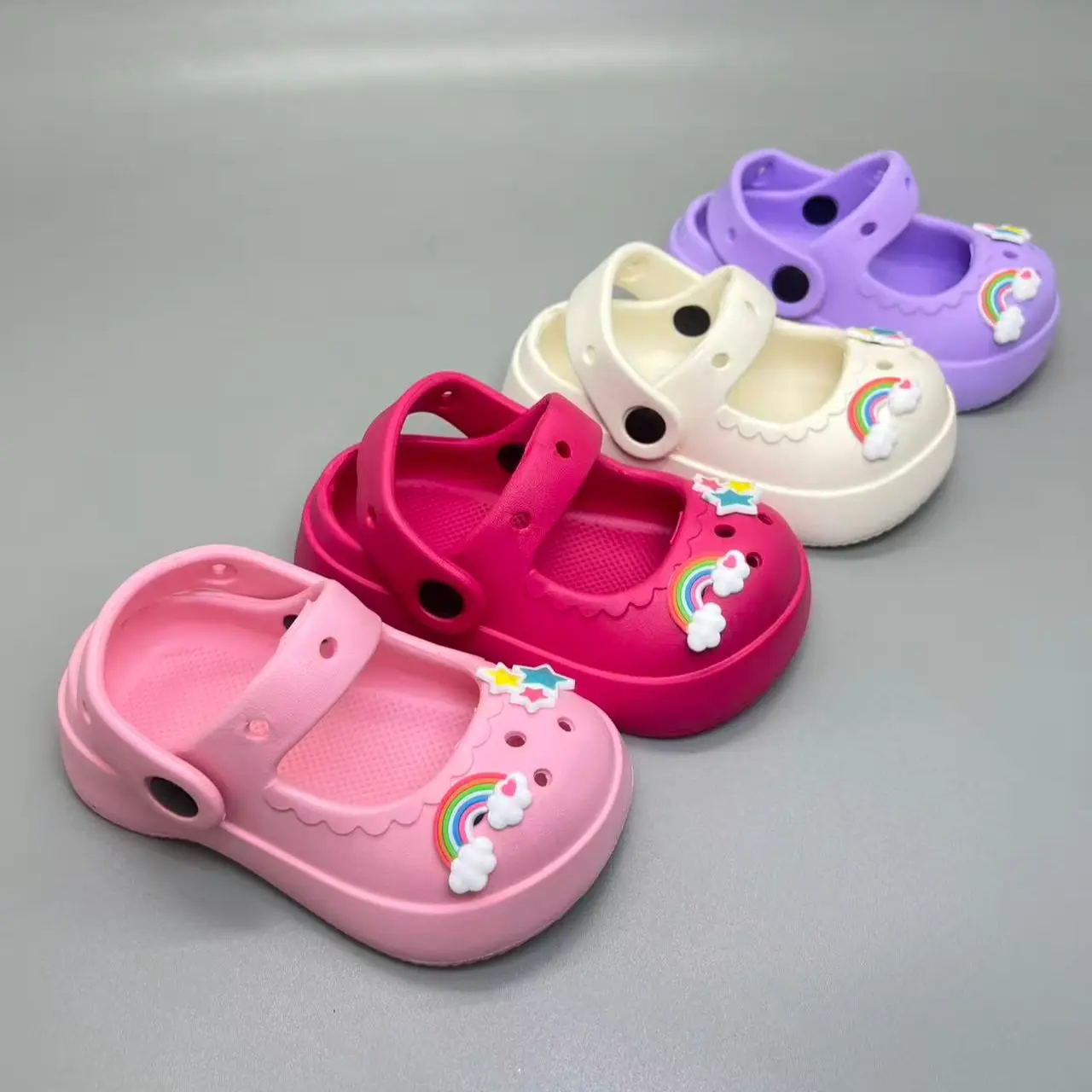 NiHaoBaby Size 20-25 Nexera 2525 Sandal Anak Perempuan Sandal Selop Ballet Karet Lentur Anak Cewek