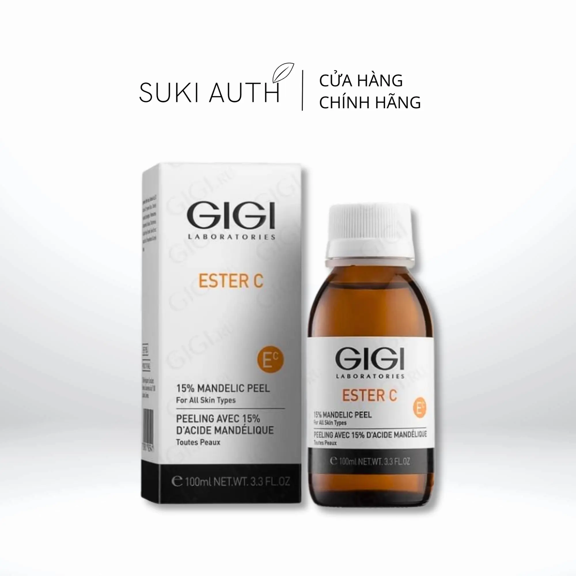 Tinh chất căng bóng peel Gigi 15%, 13% ( 3 ml  dùng thử )
