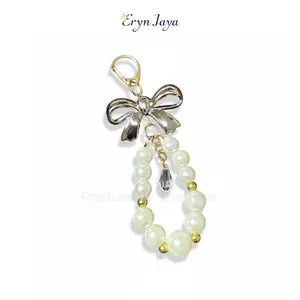 Eryn jaya - Gantungan Mutiara Bag Charm | Gantungan Tas | Gantungan Hp | Gantungan Kunci