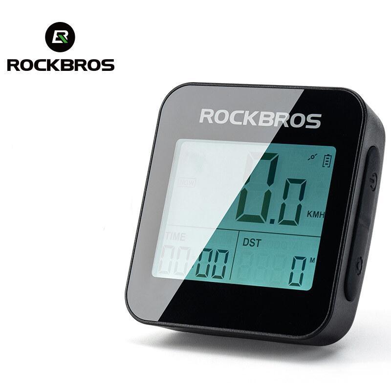 Đồng Hồ Tốc Độ GPS Thông Minh, ROCKBROS, Dành Cho Xe Đạp Leo Núi Và Xe Đạp Đường Trường, Chống Nước IPX6, Đèn Nền Máy Tính Đi Xe Đạp, Nhẹ Bằng Nhựa ABS, Không Dây, Thời Lượng Pin Dài 20 Giờ, Đồng Hồ Tốc Độ Xe Đạp, Có Giá Đỡ Gắn Xe Đạp Fixed Gear Sports