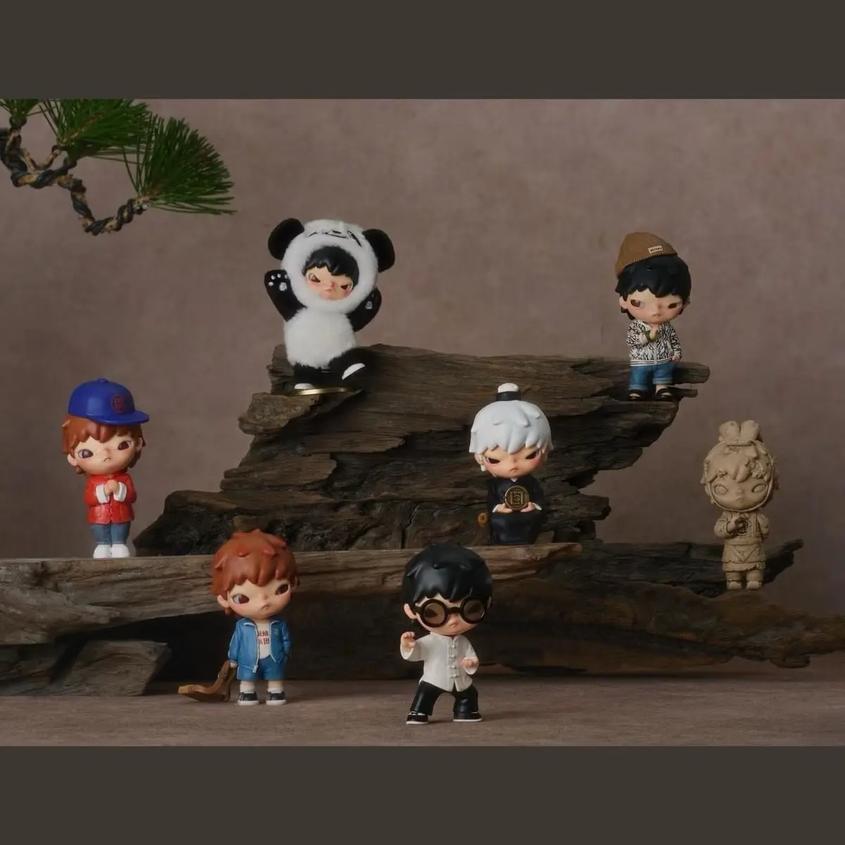 Hirono x CLOT series figures