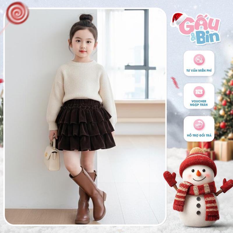 Chân Váy Nhung Cao Cấp Cho Mẹ Và Bé – Váy Gia Đình Bồng Bềnh Váy Đôi Thời Trang Váy Xinh Đi Chơi HT899