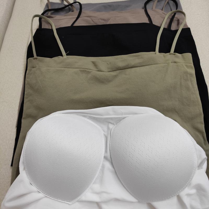 Product Introduction of New seamless sports versatile slim fit women's camisole vest with chest cushion 1