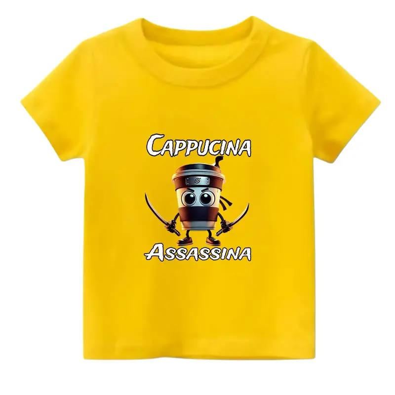 Baju Kaos Distro Anak Anomali Cappucina Assasina / Atasan Anak / Pakaian Kaos Anak Unisex Usia 2-10 thn 2