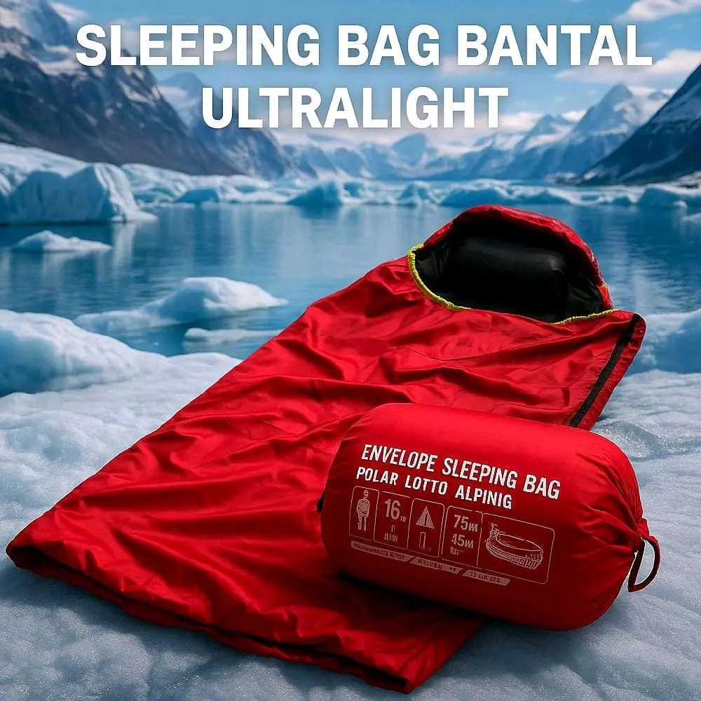 [BISA COD] Selimut Resleting/Sleepingbag+Bantal Cocok untuk tidur saat camping  Camping Tidur