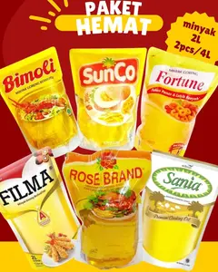 FARRIS STAR  - Minyak Goreng Refill Dapatnya 2 pcs [per Pcs isi 2 Literan] - Minyak Goreng Enak & Bening