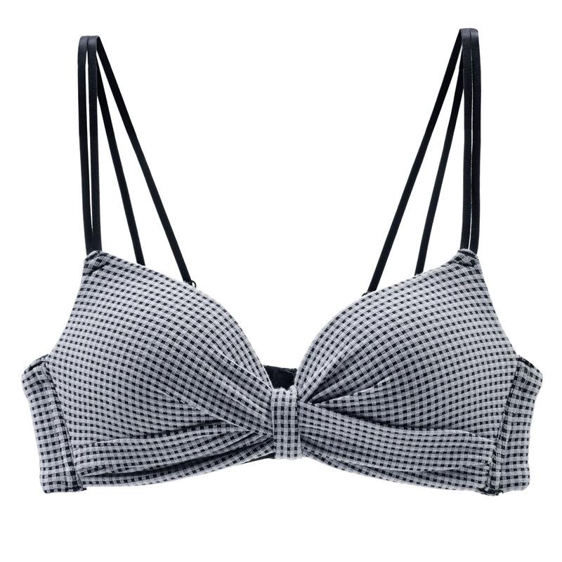 Product Introduction of BR446> BRA RENDA WANITA PUSH UP FULL CUP TANPA KAWAT TALI SILANG MOTIF KOTAK 20