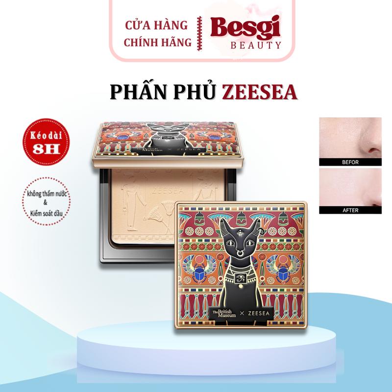 ZEESEA Phấn Phủ ZEESEA Dạng Nén Kiềm Dầu Chống Nước Che Phủ Lỗ Chân Lông Tạo Lớp Nền Tự Nhiên Trang Điểm Nữ Besgi Beauty Cosmetic