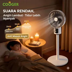 [COD] COOGER Kipas Angin Portable Ramah Anak Anti Masuk Angin | 3in1 Angin Lembut | Baterai Awet 4 Jam Anti Mati Listrik | Bisa Colok USB | Cocok untuk Outdoor Indoor