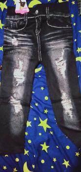 Product Review of Legging 7/8 ripped jeans/Legging fhashio/legging wanita Celana Nyaman from P**g R**h @**) 1