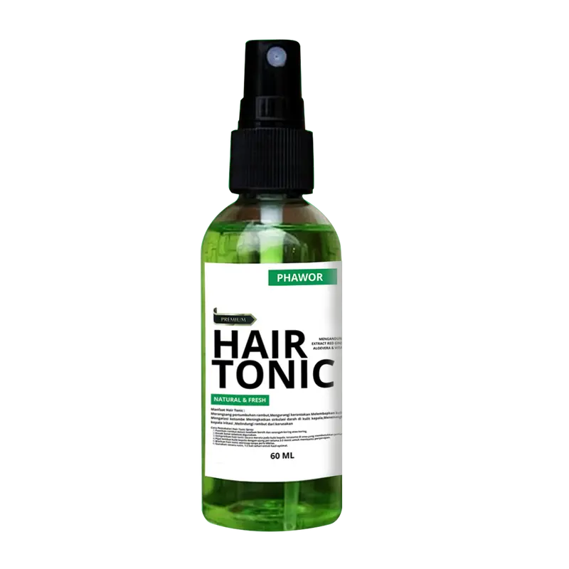 BUY 1 GET 1 PHAWOR  TONIC VITAMIN PENUMUMBUH RAMBUT DAN PELURUS RAMBUT PRIA 60 ML hair 4